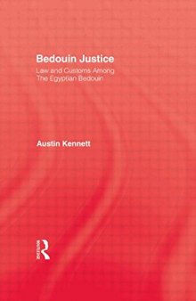 Bedouin Justice: Laws and Customs among the Egyptian Bedouin