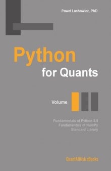 Python for Quants. Vol I