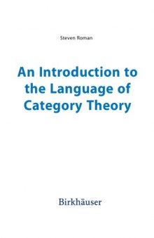 An Introduction to the Language of Category Theory