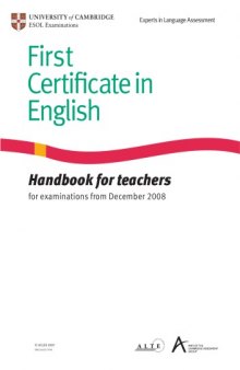 first certificate teachers book