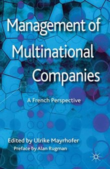 Management of Multinational Companies: A French Perspective