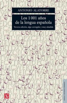 Los 1001 años de la lengua española [3e]