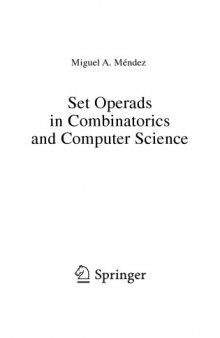 Set Operads in Combinatorics & Computer Science
