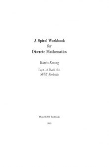 A Spiral Workbook for Discrete Mathematics