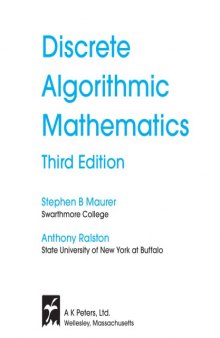 Discrete Algorithmic Mathematics