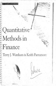 Quantitative Methods in Finance