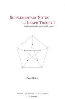 Supplementary notes for Graph Theory I