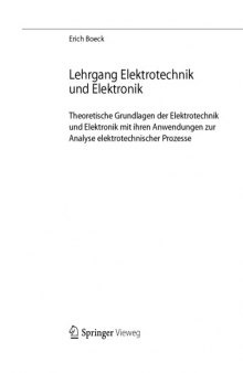 Lehrgang Elektrotechnik und Elektronik