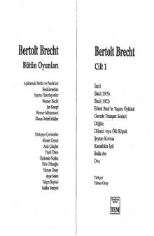 Butun Oyunlari - 1 - Bertolt Brecht.epub