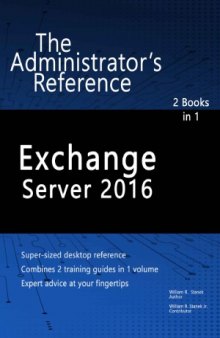 Exchange Server 2016.  The Administrator's Reference