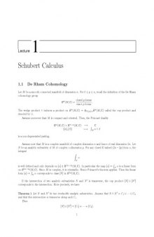 Notes to the lectures of Nicolas Ressayre [Schubert calculus]