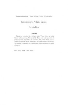 Introduction to Profinite Groups