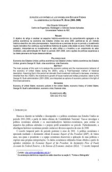 Política econômica e economia nos Estados Unidos nos anos 2000 (administração Bush)