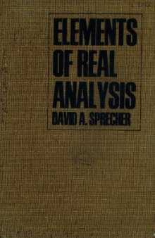 Elements of real analysis