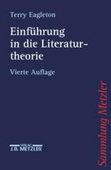 Einführung in die Literaturtheorie
