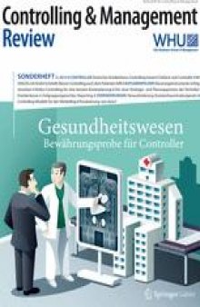 Controlling & Management Review Sonderheft 3-2015: Gesundheitswesen - Bewährungsprobe für Controller