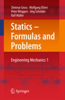 Statics – Formulas and Problems : Engineering Mechanics 1
