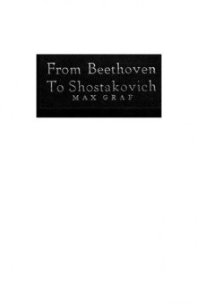 From Beethoven to Shostakovich : the psychology of the composing process