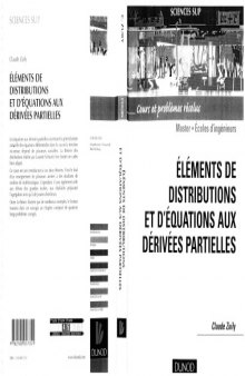 Éléments De Distribution Et D’Équations Aux Dérivées Partielles.