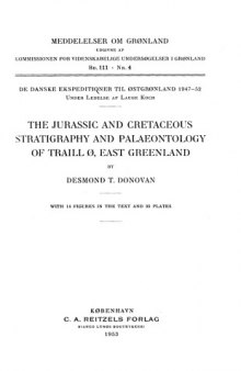 The Jurassic and Cretaceous stratigraphy and palaeontology of Traill Ø, East Greenland