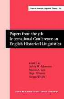 Papers from the 5th International Conference on English Historical Linguistics : Cambridge, 6-9 April 1987