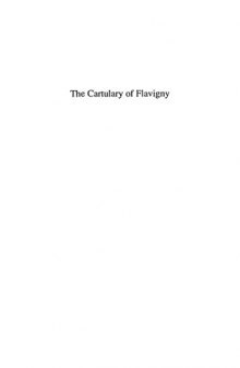 The cartulary of Flavigny, 717-1113