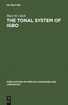 The tonal system of Igbo