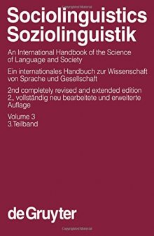 Sociolinguistics: An International Handbook of the Science of Language and Society