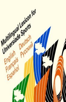 Multilingual Lexicon for Universiade Sports.
