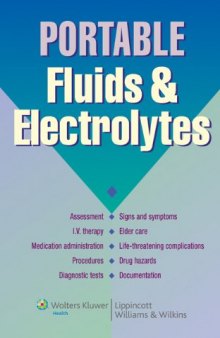 Portable Fluids and Electrolytes