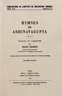 Hymnes de Abhinavagupta