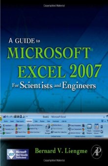 A guide to Microsoft Excel 2007 for scientists and engineers