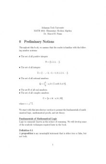 MATH 4033 Abstract Algebra I