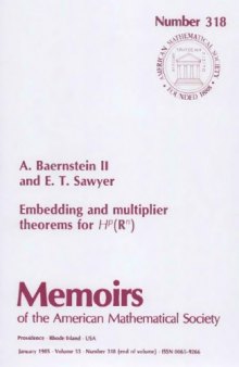 Embedding and multiplier theorems for H p (R n)