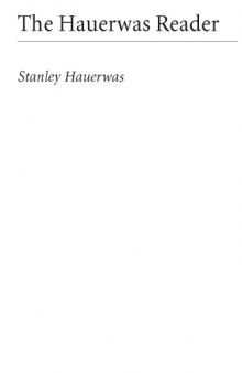 The Hauerwas Reader