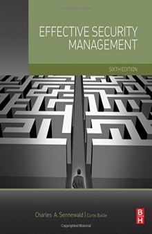 Effective Security Management, Sixth Edition