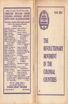 The Revolutionary Movement in the Colonial Countries - Speech at Seventh Comintern Congress, 1935