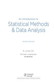 An Introduction to Statistical Methods and  Data Analysis