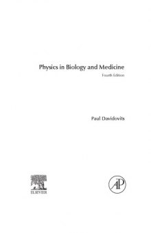 Physics in Biology and Medicine 4th ed.