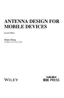Antenna Design for Mobile Devices 2nd ed.