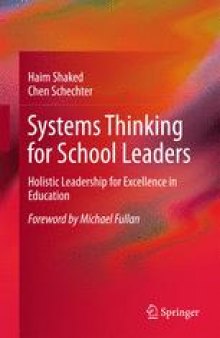Systems Thinking for School Leaders: Holistic Leadership for Excellence in Education 