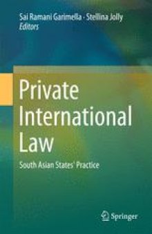 Private International Law South Asian States’ Practice