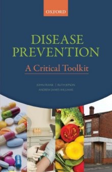 Disease prevention : a critical toolkit