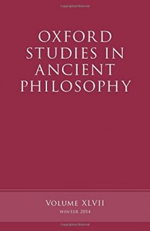 Oxford studies in ancient philosophy. Volume 47