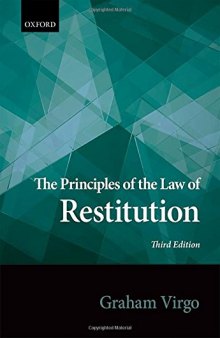The principles of the law of restitution