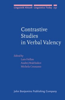 Contrastive Studies in Verbal Valency