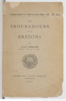 Les troubadours et les Bretons