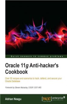 Oracle 11g Anti-Hacker's Cookbook