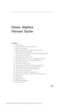 Linear Algebra