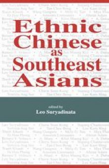 Ethnic Chinese as Southeast Asians